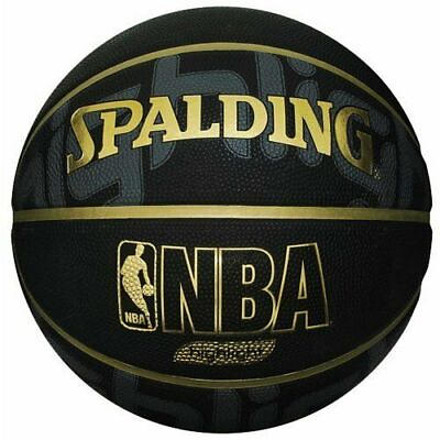 SPALDING Basketball GOLD HIGHLIGHT Size:7 73 229Z Black Gold From Japan $76.98
