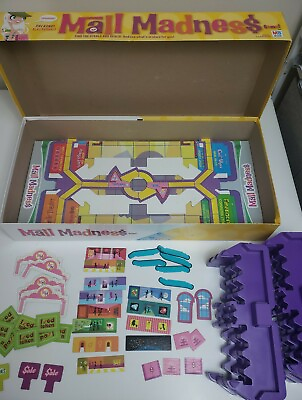 #ad MALL MADNESS 2005 Milton Bradley Board Game **REPLACEMENT Board Box Pieces** $11.99