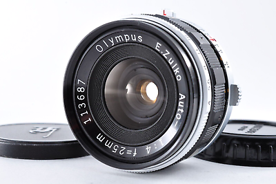#ad Olympus E.Zuiko AUTO W 25mm F4 Wide Angle MF Lens for Pen F From JAPAN Exc4 $151.62