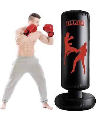 #ad #ad Inflatable Punching Bag for Kids Adults w Stand Immediate Bounce Back Boxing $29.99