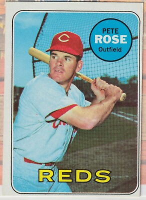 #ad ⚾VINTAGE⚾ 1969 Topps PETE ROSE #120💥NEAR MINT Condition💥 $23.00