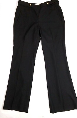 #ad ANN TAYLOR LOFT Women#x27;s Pants Sz 8 Julie Black Dress Slacks $29.98