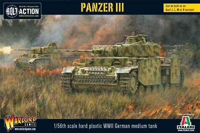 #ad Warlord Games Bolt Action Panzer III Medium Tank $25.49