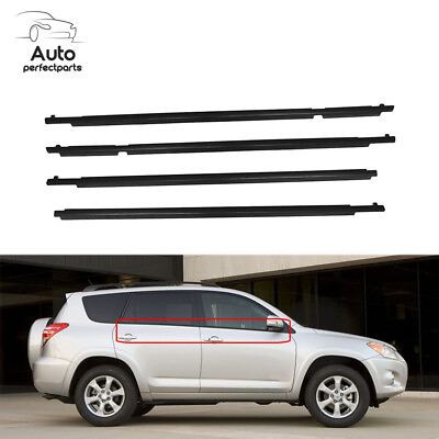 #ad For 2009 2010 2011 2012 Toyota RAV4 Window Weatherstrips Moulding Trim Seal Belt $27.30
