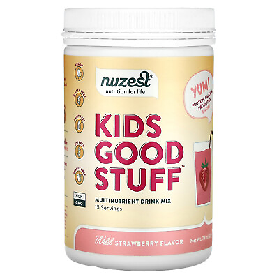 #ad Kids Good Stuff Multinutrient Drink Mix Wild Strawberry 7.9 oz 225 g $29.99