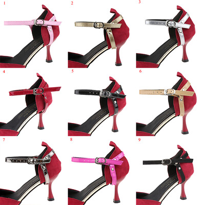 #ad 1Pair PU Detachable Shoe Belt Straps Band For Holding Loose High Heels Shoelace#x27; $3.79