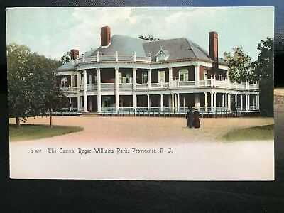 #ad Vintage Postcard 1901 07 The Casino Roger Williams Park Providence Rhode Island $11.00