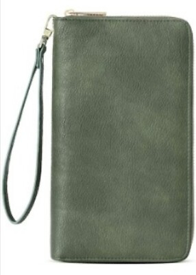 #ad CLUCI Women Wallet Large Leather RFID Blocking Designer Zip Around Card Holder $17.99