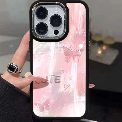 #ad Cute Butterfly Pattern Phone Case For iPhone 15 14 13 12 11 Pro Max XR XS 8 Plus $2.89