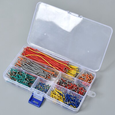 #ad 840Pc U Shape Solderless Breadboard Jumper Cable Wire Kit SHIP from USA $8.18