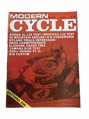 #ad Antique Modern cycle magazine volume seven number 6 June 1971 $12.00