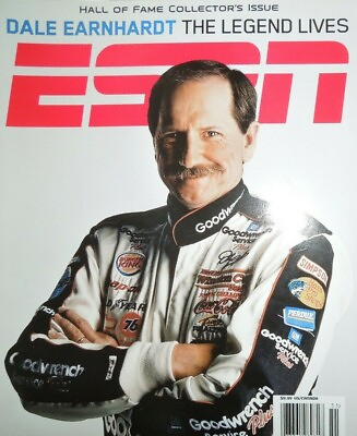 #ad DALE EARNHARDT espn THE LEGEND LIVES hall of fame collectors issue VERY RARE $9.99