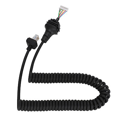 #ad 8 Pin RJ45 ABS Handheld Mic Microphone Cable Wire For ICOM HM152 HM154 Radio $13.05