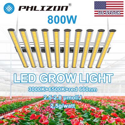 #ad 10BAR 8000W Spider Grow Light w Samsung LED Full Spectrum Commercial grow lamp $439.99