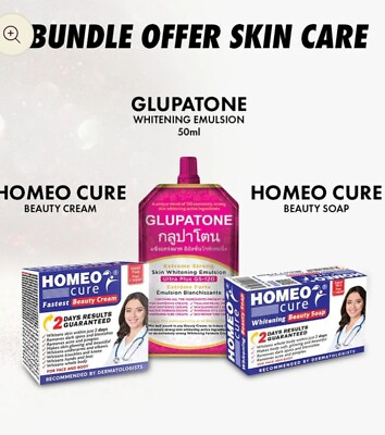 #ad Homeo Cure beauty creamamp;soap Glupatone $34.99