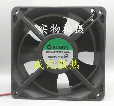 #ad 1pcs 24V 6.2W 12038 120mm inverter cooling fan KD2412PMB1 6A $27.36