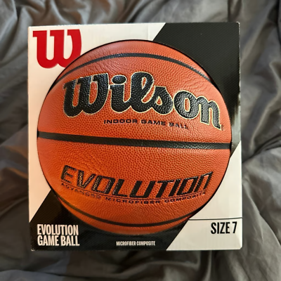 #ad Wilson Evolution 29.5 Inch Indoor Game Basketball Black $68.00