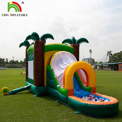 #ad 20x10x10ft 100% PVC Inflatable Water Slide Bounce House Jump Castle with Blower $1048.60