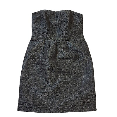 #ad Vila Black Glitter Virayleen Corsage Evening Dress Women#x27;s UK L EU 40 BNWT H398 GBP 34.99