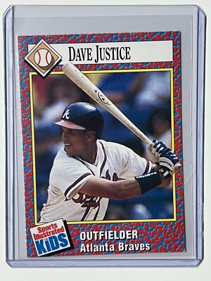 #ad 1991 Sports Illustrated For Kids Dave Justice #259 $5.00