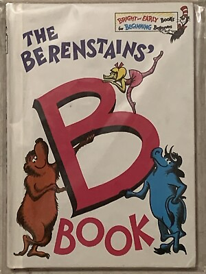 #ad The Berenstains#x27; B BOOK 1971 Random House Beginner Book Limited First Edition $24.99
