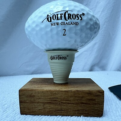 #ad New Zealand GolfCross Golf Ball and Tee Desk Decor $19.99