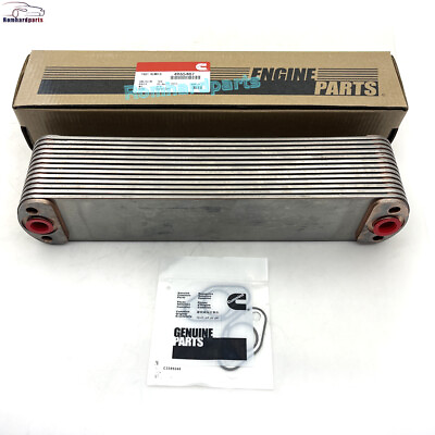 #ad 4965487 ENGINE DIESEL OIL COOLER WITH GASKETS FITS CUMMINS ISX ISX15 QSX QSX15 $359.90