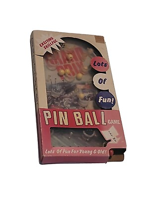 #ad Vintage Tabletop Pinball Marble Game Football Soccer #1200 Racing formula 1 $22.46
