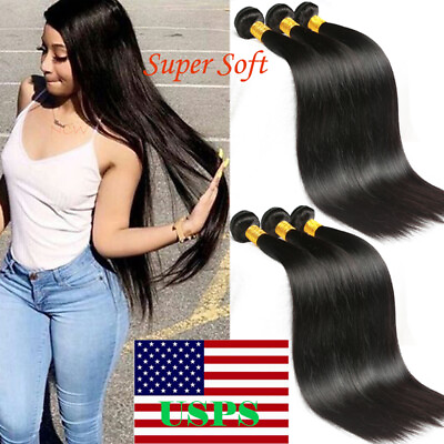 #ad My Lady 100% Unprocessed 400g 4Bundles Virgin Human Hair Weave Extension Weft US $317.08