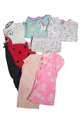 #ad 18 Months Baby Girl Clothing 6 Piece Lot $7.64