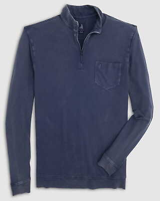 #ad johnnie O Derek Pique 1 4 Zip Pullover Cadet Size S $53.59