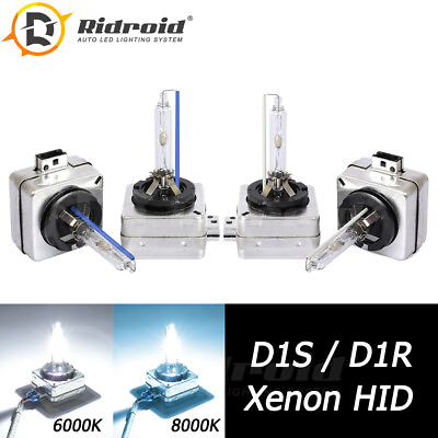 #ad Pair D1S D1R D1C 4300K 6000K 8000K HID Xenon Headlight OEM Replacement Bulbs Kit $15.99
