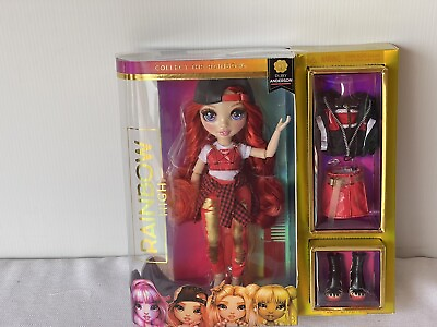 #ad Rainbow High 2020 School Ruby Anderson 11” Orange Red Hair Doll NRFBGreat Box $32.85