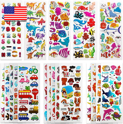 #ad 3D Stickers for Kids amp; Toddlers 500 Puffy Stickers Variety Pack for Scrapbookin $10.23
