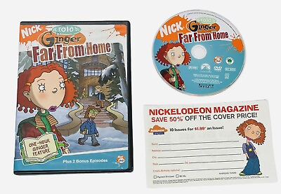 #ad #ad As Told by Ginger Far From Home DVD 2005 Nickelodeon Nick Toons $19.99