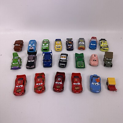 #ad Disney Pixar Cars Diecast Lot of 21 Cars Lightning Mcqueen And Many Others￼ $28.99