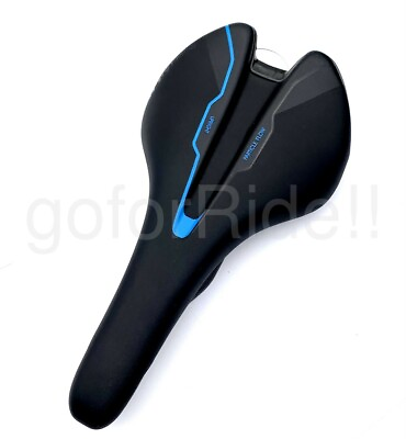 #ad Giantt Cobalt Contact SLR Bike Saddle 142mmUpright Black Blue Carbon Rails $109.95