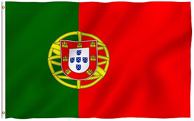 #ad Portugal State Flag Portuguese Republic Banner Polyester 3x5 Country Flag 100D $6.95