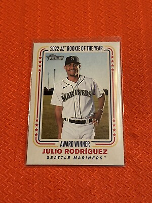 #ad Julio Rodriguez 2023 Topps Heritage High AL Rookie of the Year $1.50 SHIPPING $3.50