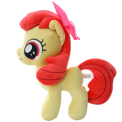 #ad Cartoon My Little Pony Apple Bloom Stuffed Animal Figure Plush Soft Toy Gift $19.88
