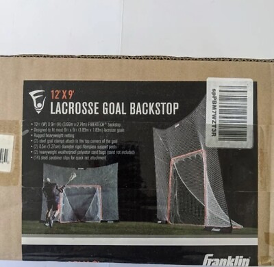 #ad #ad Franklin Lacrosse Goal Backstop 12#x27;x9#x27;. NOB. Sporting Equipment. Net. $89.95