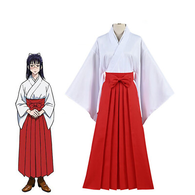 #ad Jujutsu Kaisen Iori Utahime Cosplay Japanese Kimono Jk Uniform Costume Dress New $41.25