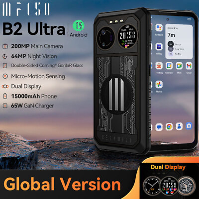 #ad Dual Screen IIIF150 B2 Ultra 4G LTE Android Rugged Phone Mobile Outdoor 12256GB $303.90