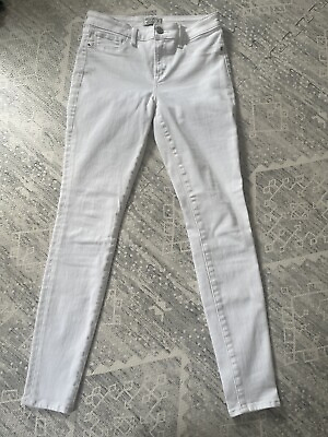 #ad Abercrombie Fitch Jeans Womens 2 White Skinny Harper Low Rise Super Skinny 26 $20.00