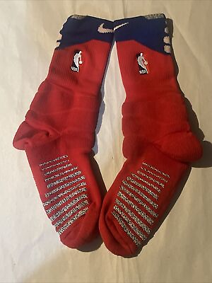 #ad Nike Elite NBA Player Issued Socks Red Extra Large Psk088 657 A0011 $19.98