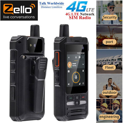 #ad GLOBAL 4G LTE Android Rugged Radio Smartphone PTT Walkie Talkie Mobile F80 $142.49
