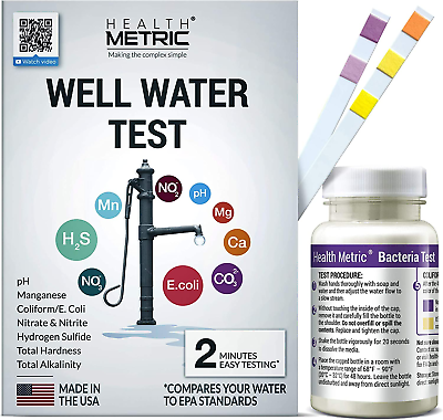 #ad Well Water Test Kit for Drinking Water Quick and Easy Home Water Testing Kit f $41.24
