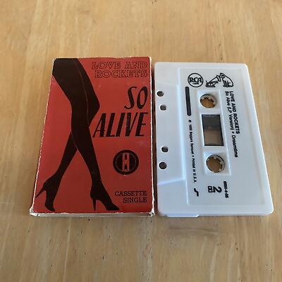 #ad Love and Rockets So Alive Cassette Tape Single1989 Beggars Banquet USA IMPORT GBP 6.50