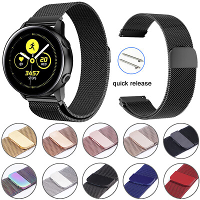 #ad Magnetic Milanese Loop Bracelet Watch Band For 20mm 22mm Universal Wrist Strap C $6.59