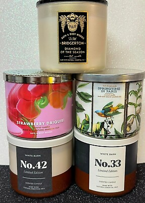 #ad Bath and Body Works 3 Wick Candle 115 Scents To Choose From Fast Shipping $17.50